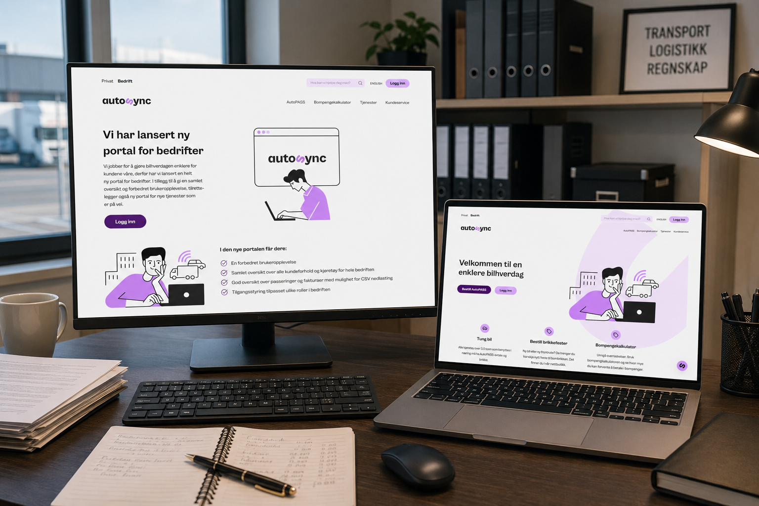 AutoSync Nettsider AI generert
