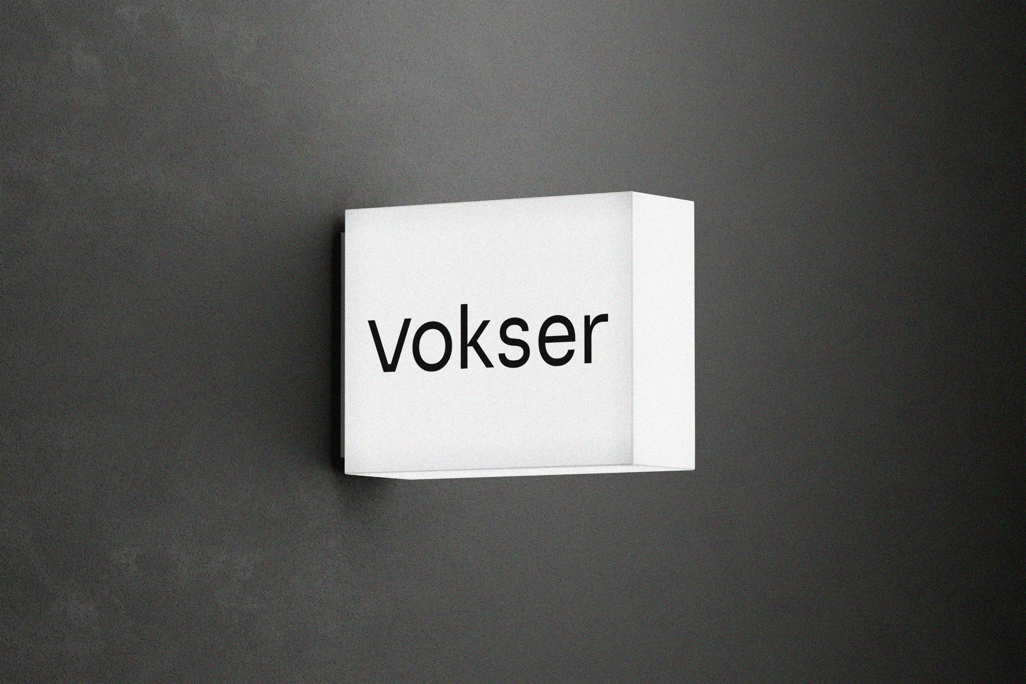Et skilt med logoen til Vokser